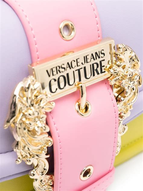 Versace Jeans Couture Borsa a spalla con fibbia 